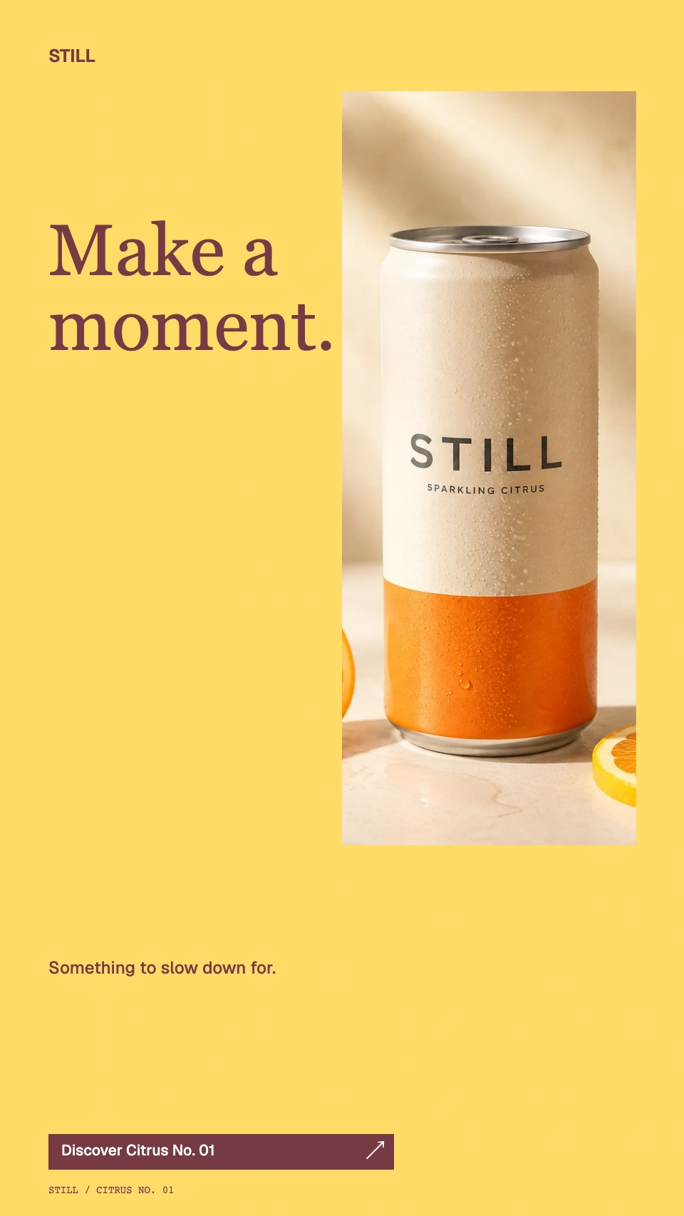 Example ad for the fictional STILL brand