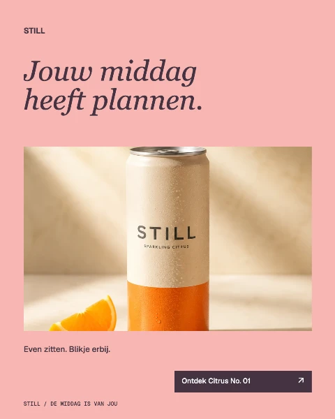 Advertentievoorbeeld voor het fictieve merk STILL